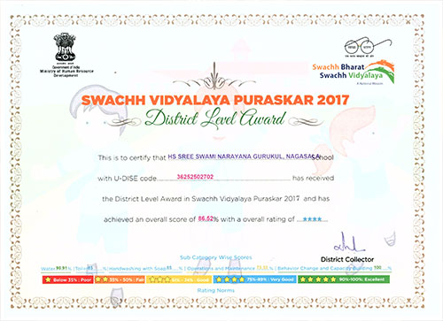Swatch Vidayala Award International School