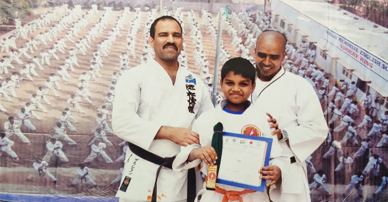 Gurukulite Wins Laurels at State Level Karate Competition