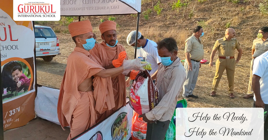 COVID19 – Help the needy, Help the mankind | Swaminarayan Gurukul