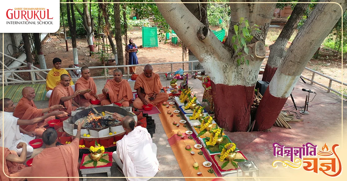 Vishwa Shanti Yagna at Shree Swaminarayan Gurukul