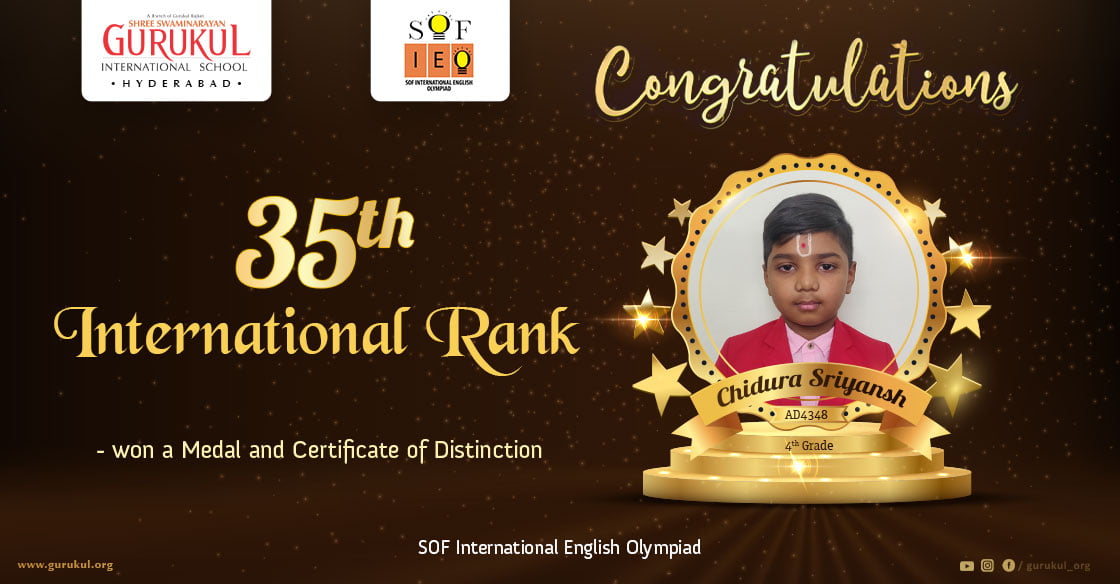 35th International Rank – SOF International English Olympiad