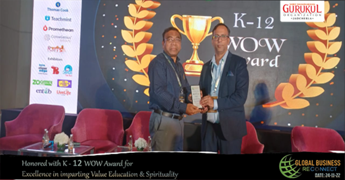 Award of Excellence in Imparting Value Education & Spirituality 2022-23