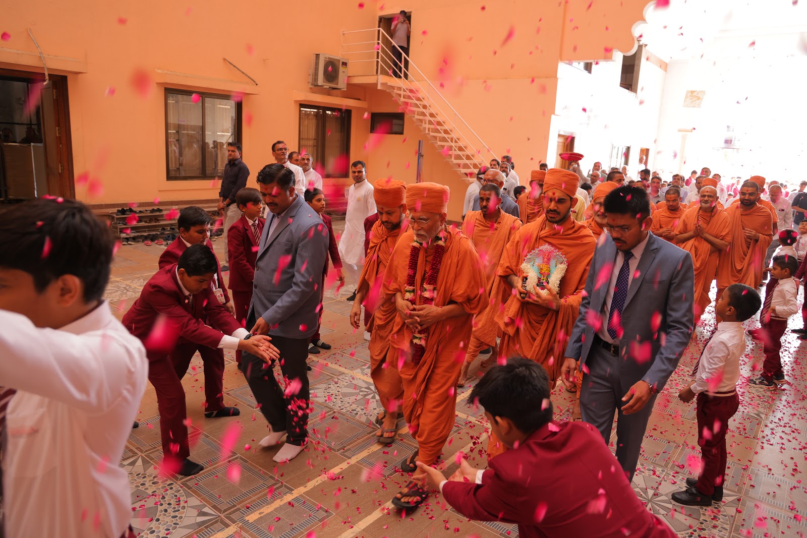 Guru Maharaj Welcoming