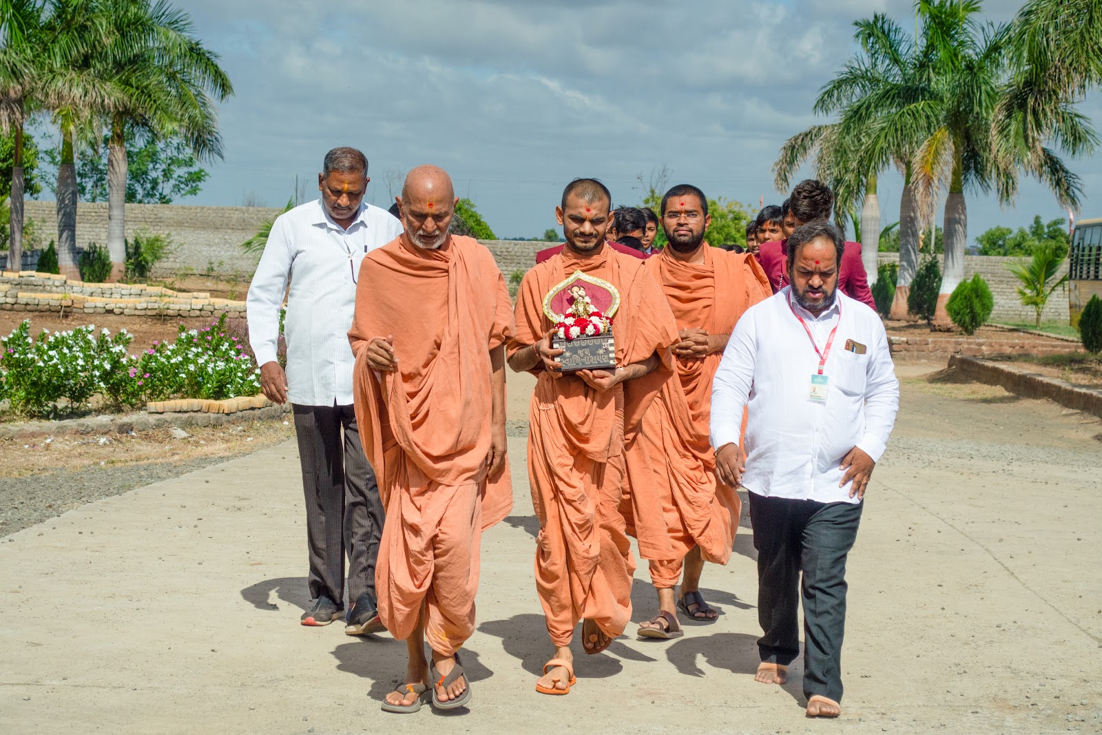 Welcome of Mahant Swamiji