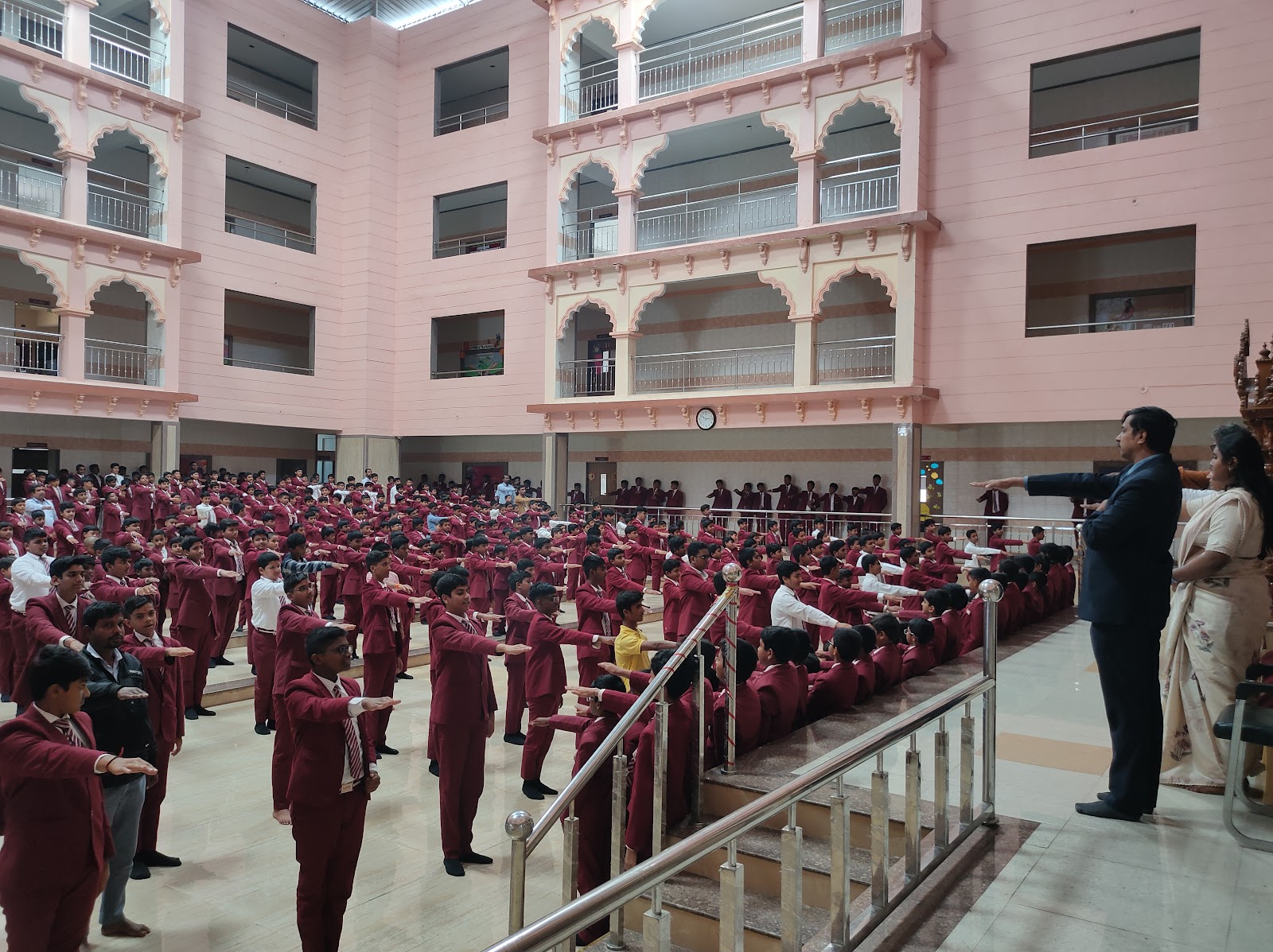 Shree Swaminarayan Gurukul English Fraternity Badging Ceremony