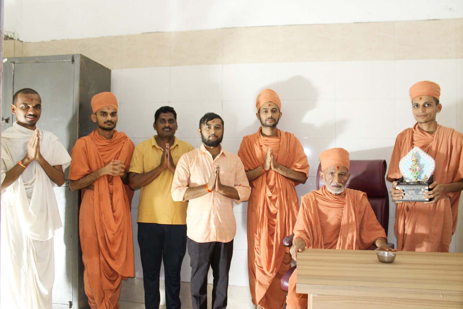 Pujya Elder Swamiji Visit at New Vishwambharam