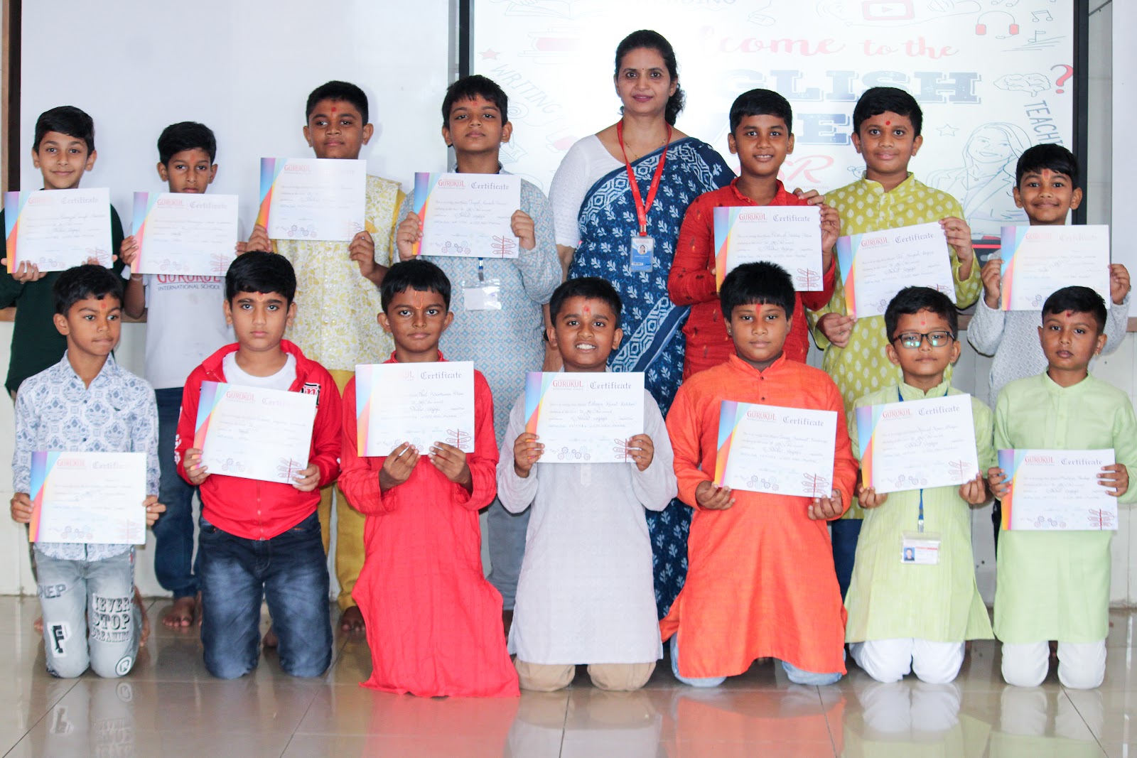 Verbal Voyage English Week Certificates Distribution Primary