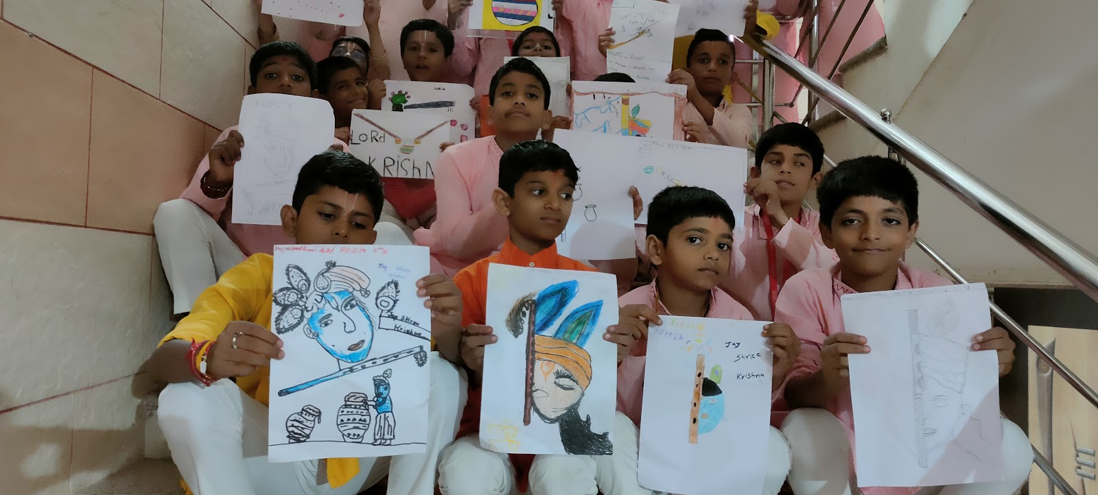 Janmashtami Drawing Competition Shree Swaminarayan Gurukul