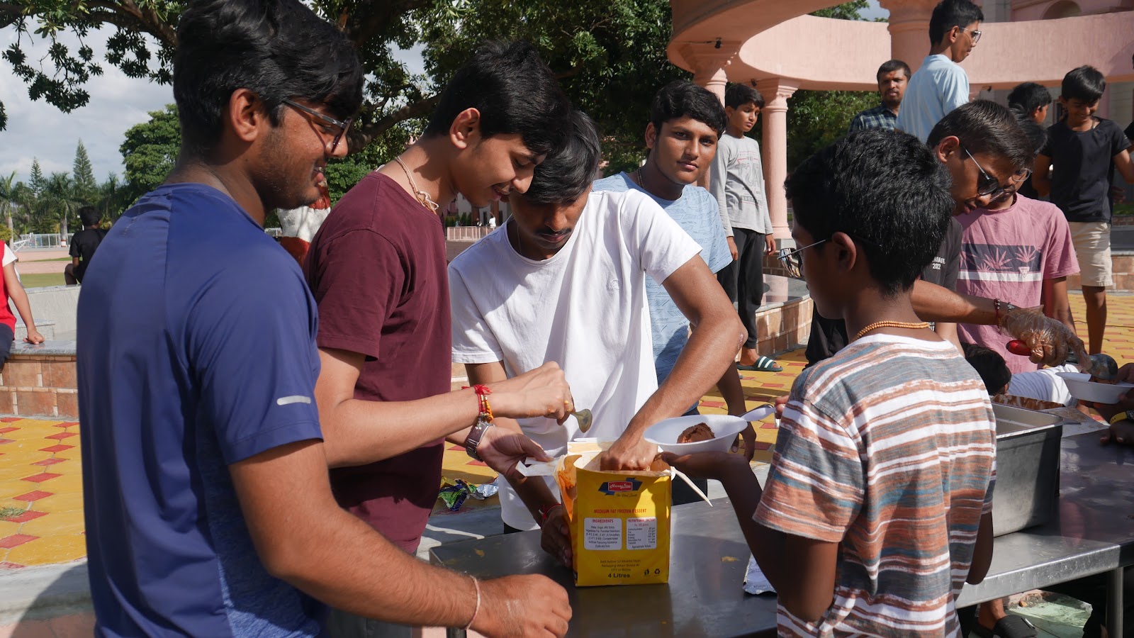 Sweet Generosity PUC Treats Hostel with Ice Cream