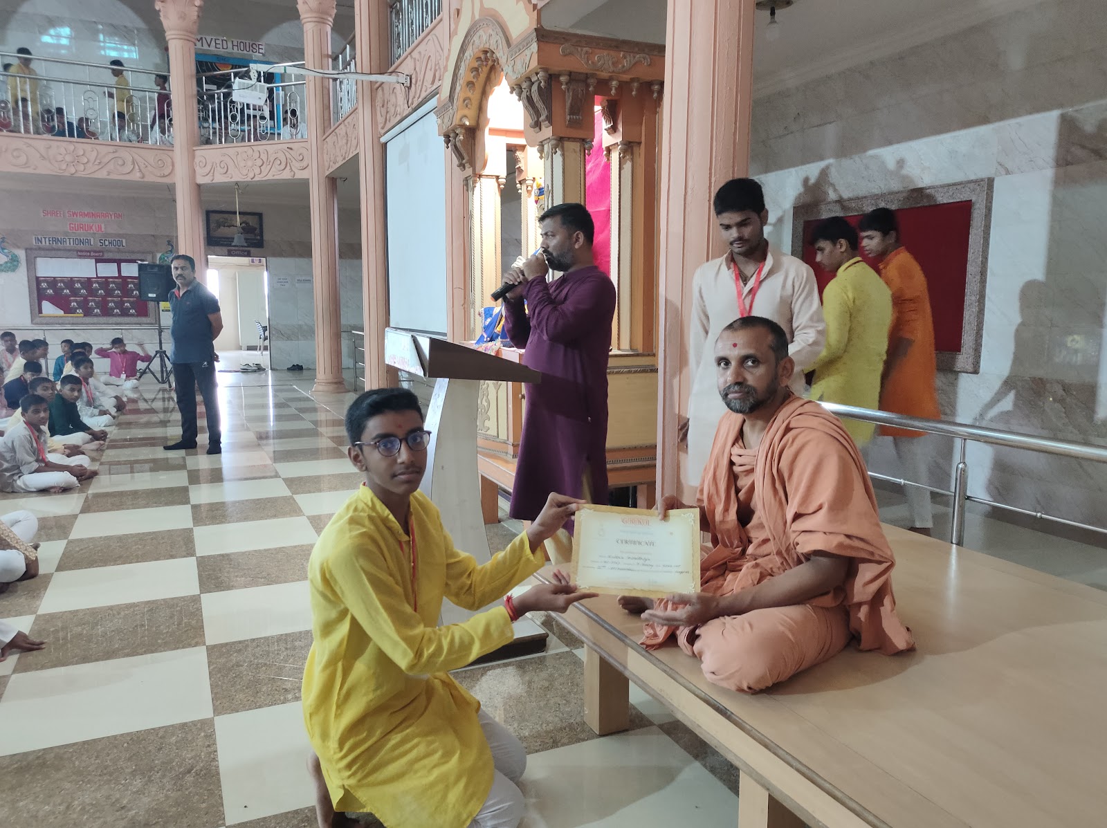 Sadvidya Week Certificate Distribution