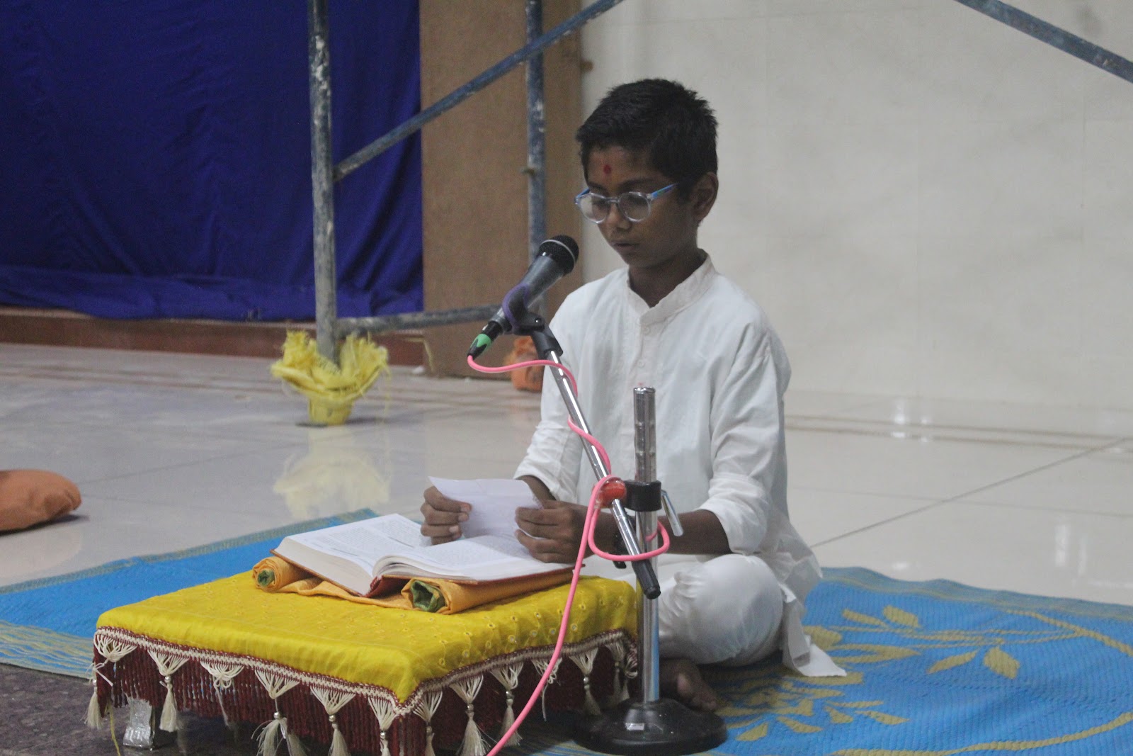 Spiritual Assembly Conducted by Atharveda House Students