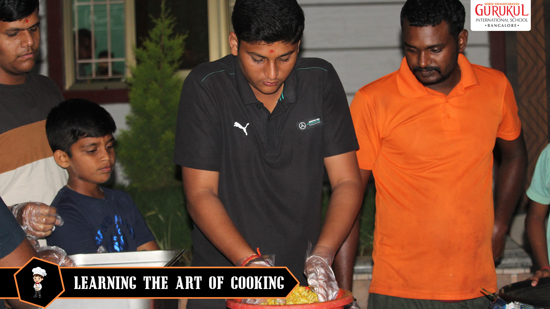 Cooking with a Cause: Shree Swaminarayan Gurukul Bangalore Students Embrace Culinary Arts