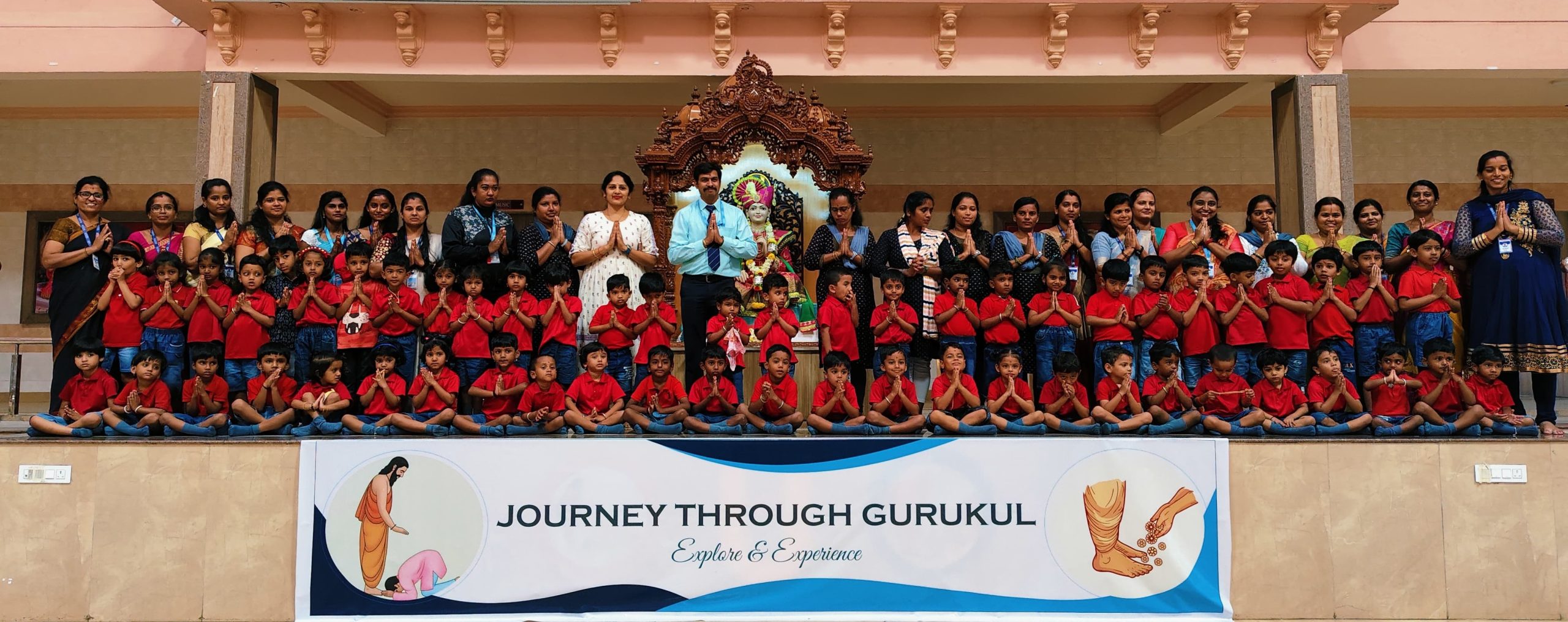 Blue Mount Preschool Visits Shree Swaminarayan Gurukul International School