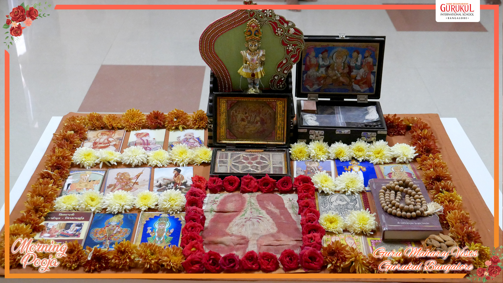 Morning Puja Darshan of Guru Maharaj