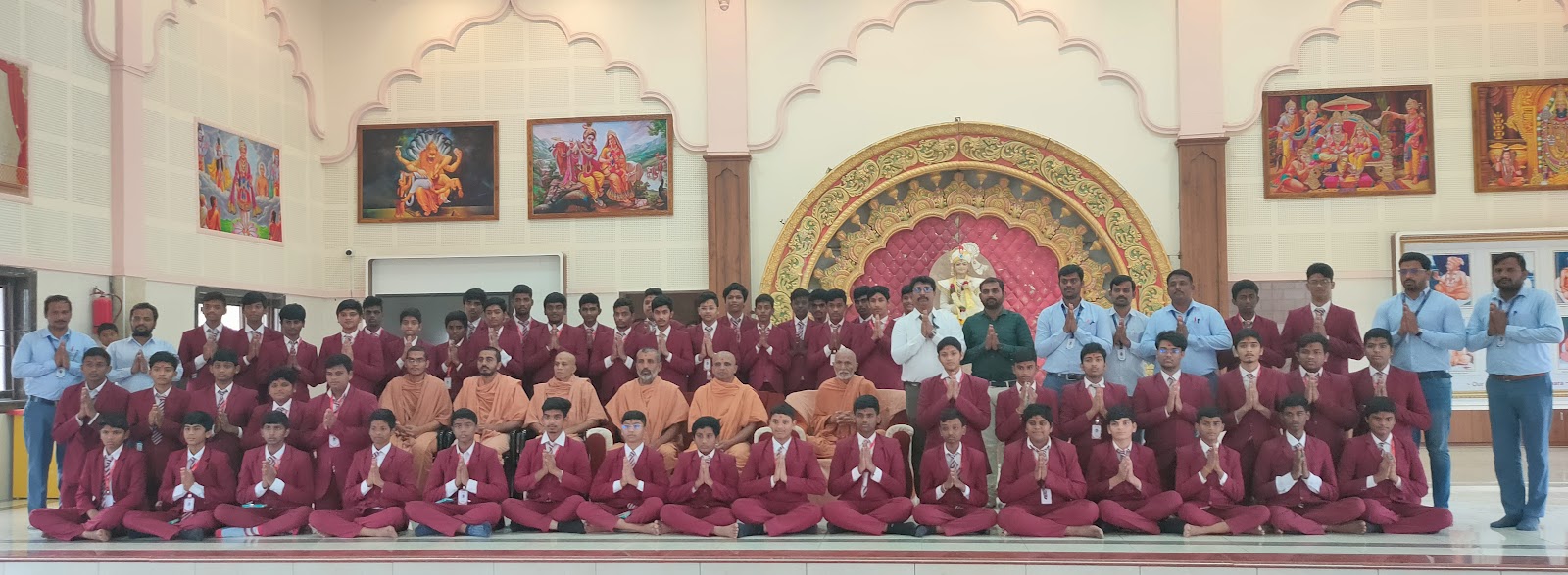 Pujya Mahant Swamiji’s Visit to Gurukul Suryapet