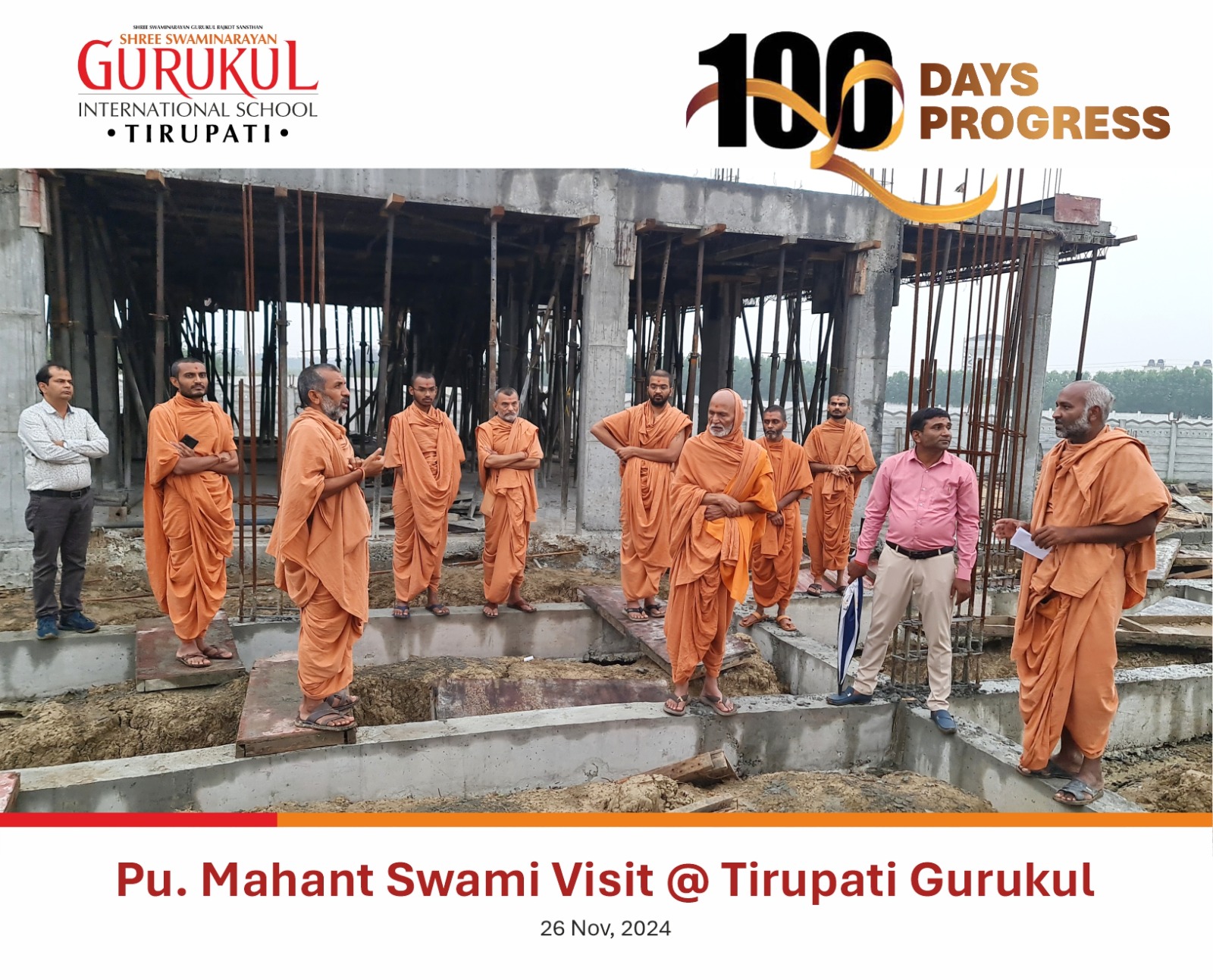 100 Days Progress of Gurukul Tirupati