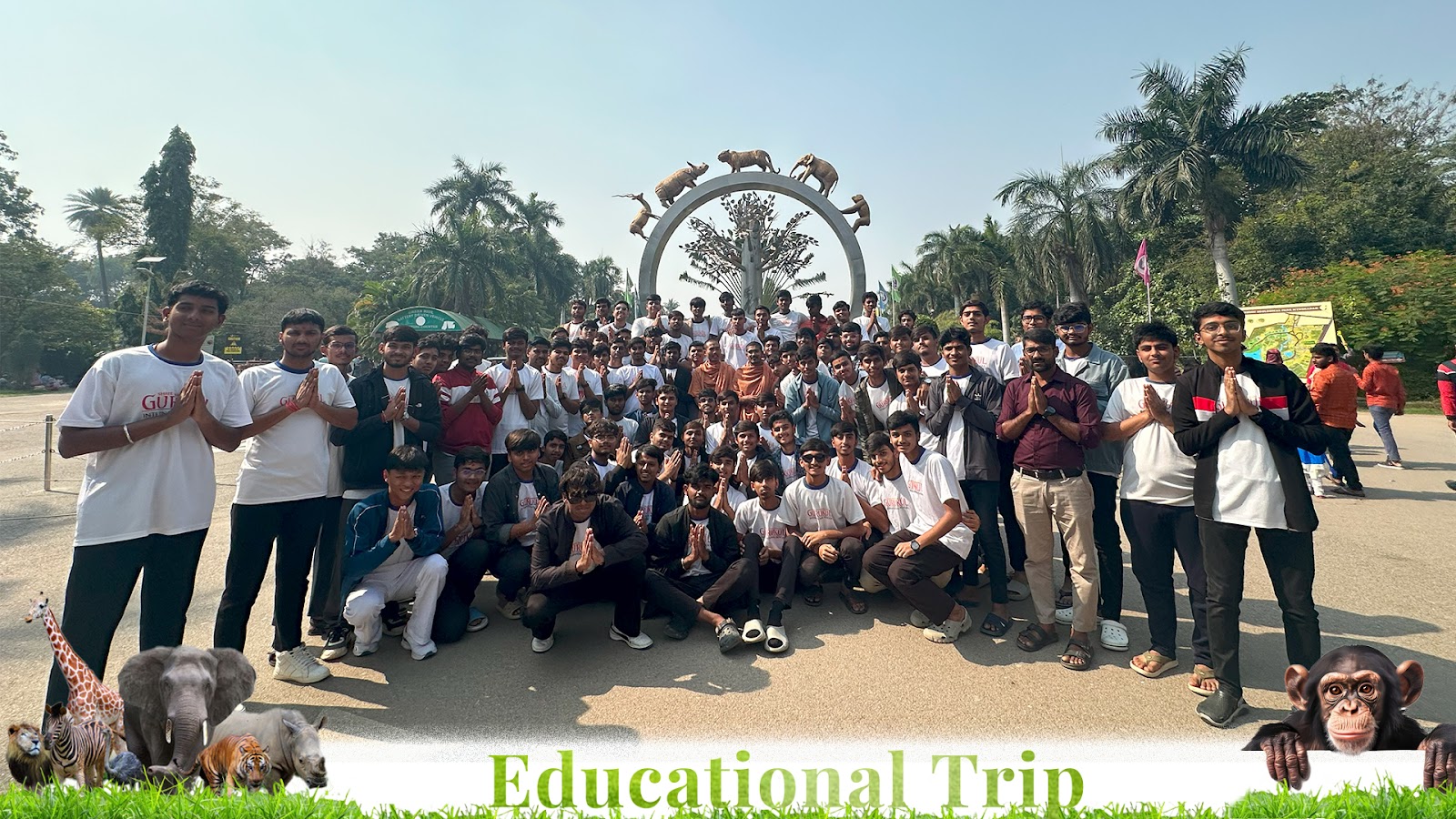 Educational Trip To Nehru Zoological Park By 12th Class