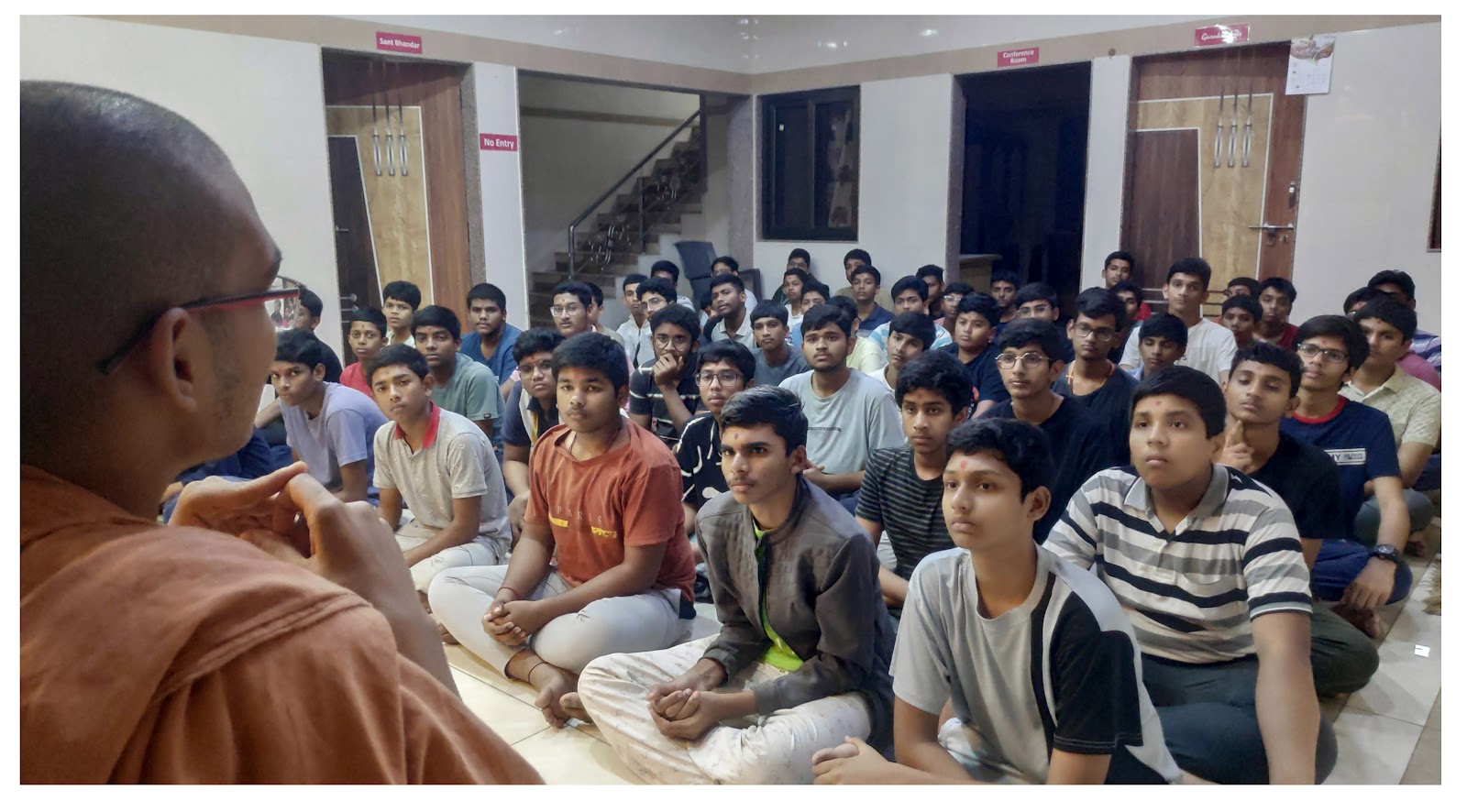 10th Students Satsang With Swamiji