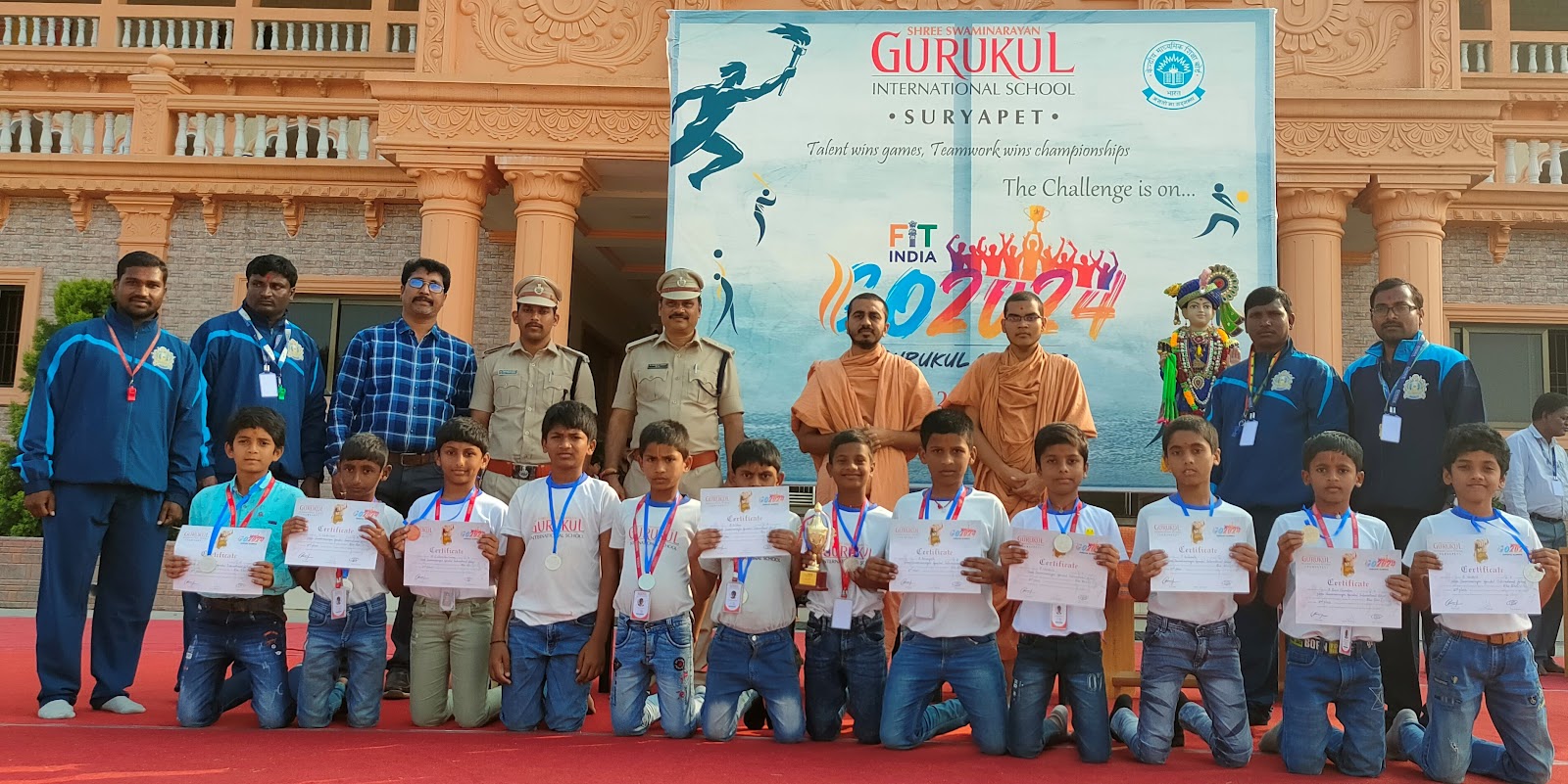 The closing ceremony of the Gurukul Olympics 2024-25