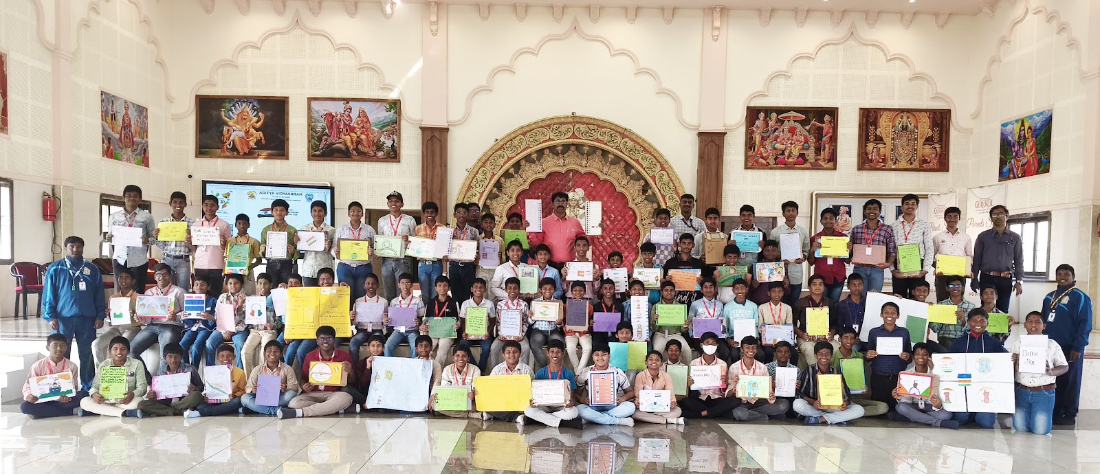 The National Voters’ Day celebrations at Swaminarayan Gurukul