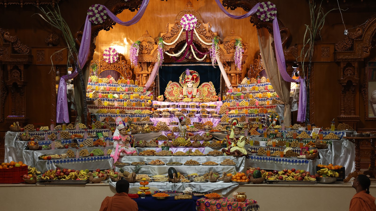 Annakoot On 14th Brahmotsav Of Ghanshyam Maharaj