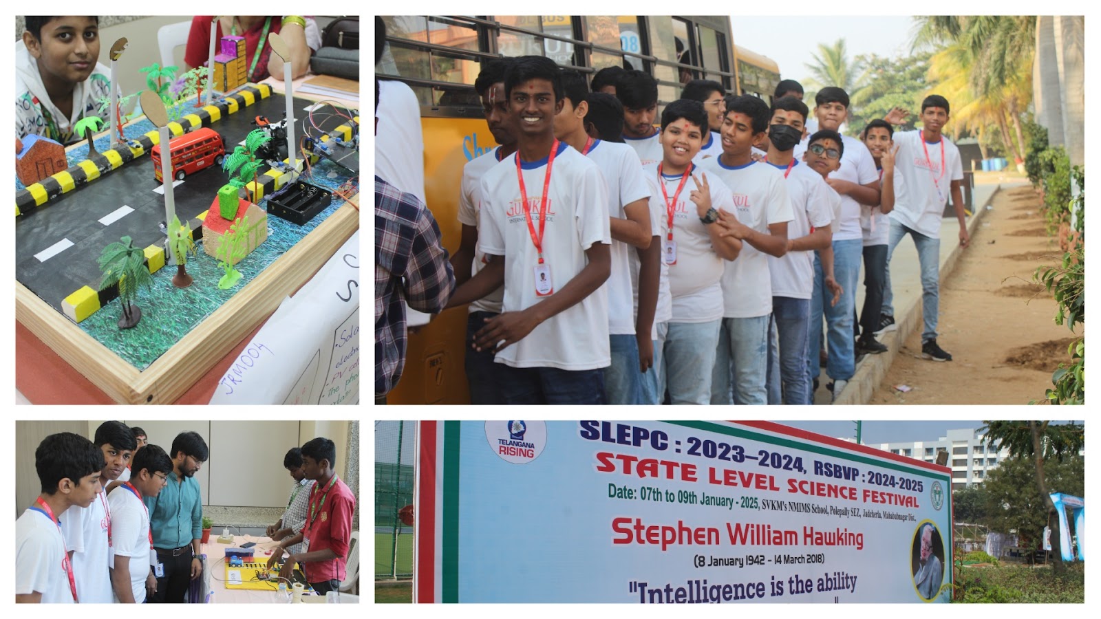 Visit to the State Level Science Exhibition