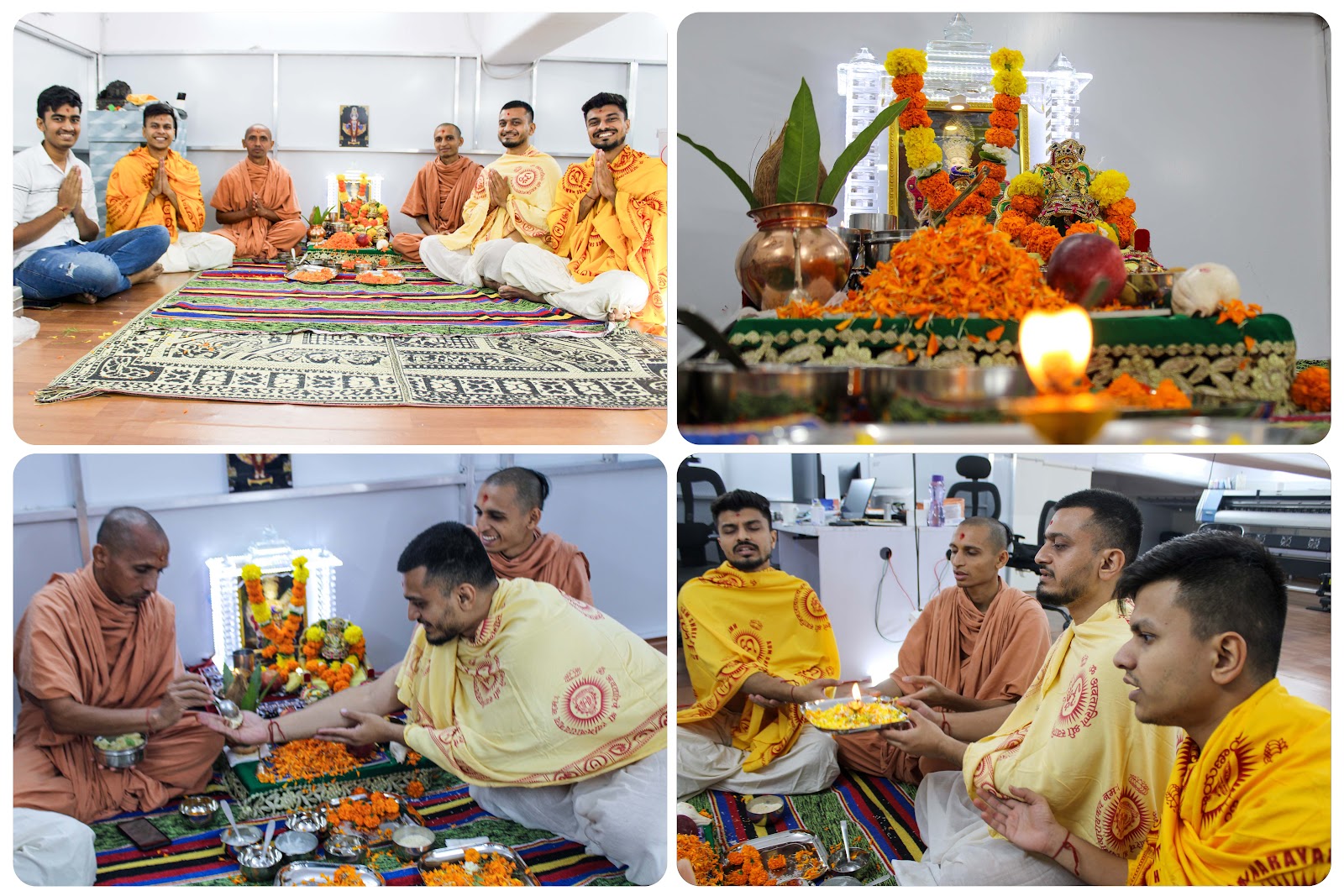 A Sacred moment Blessing of Maha pooja at AIM