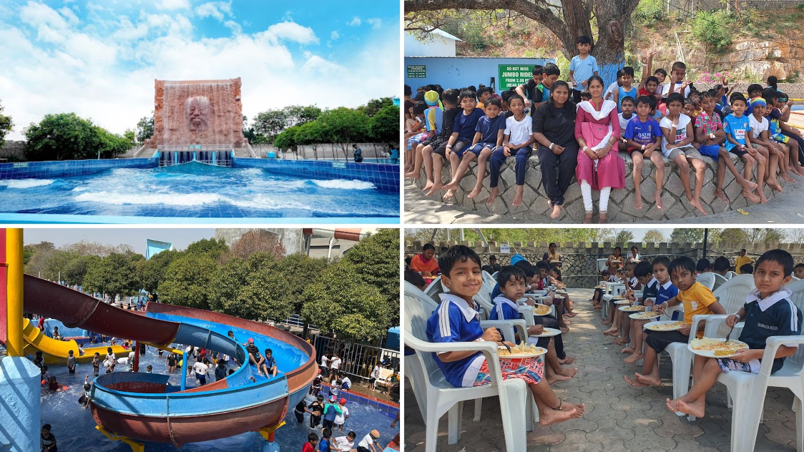 Escape Waterpark trip for class 1st to 5th