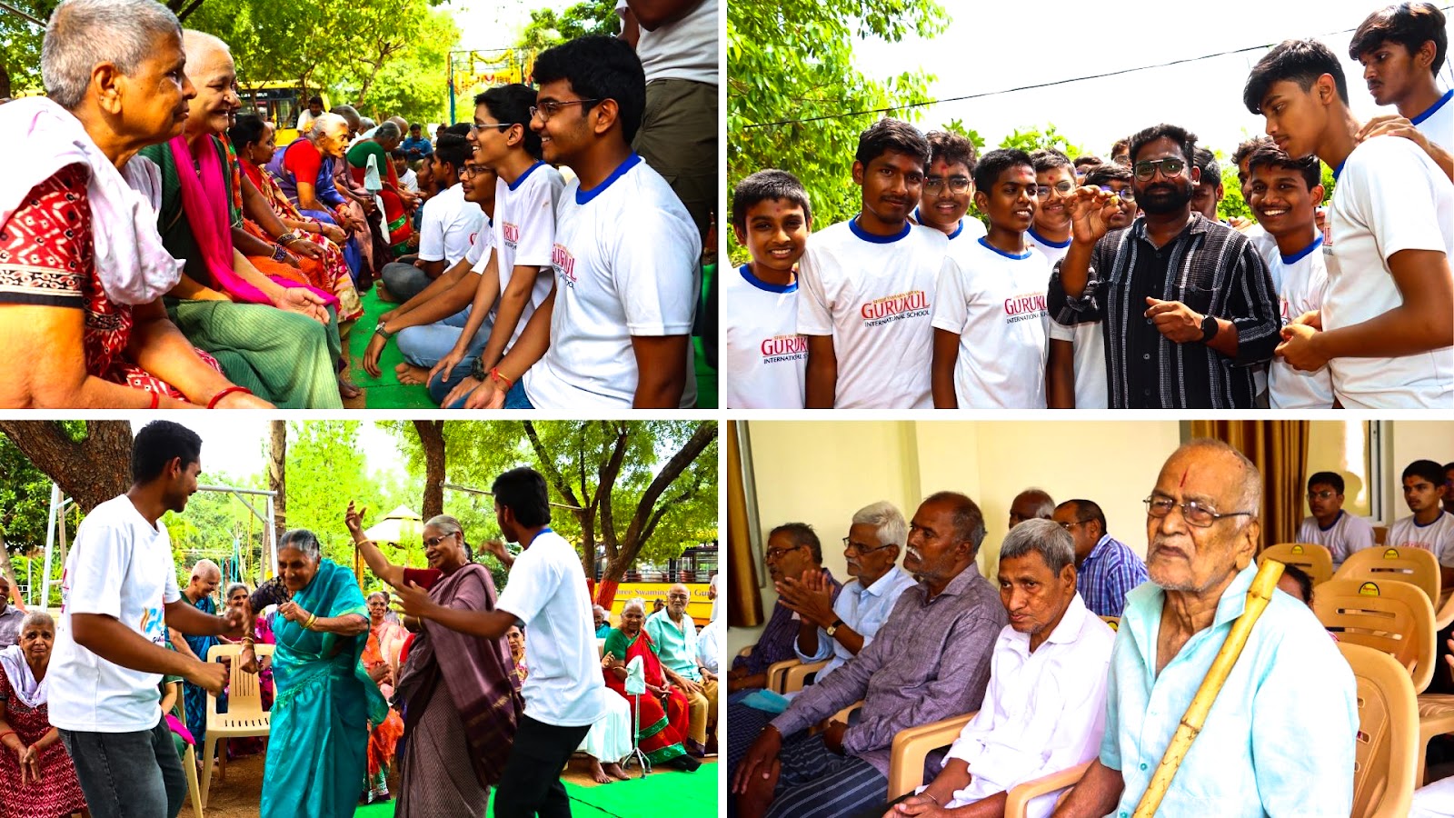 Visit To Oldage Home By Pre – 12th students