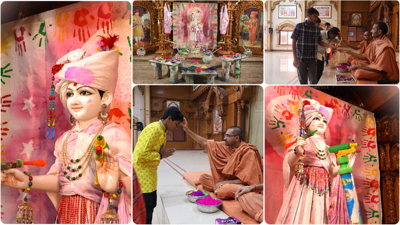 Divine Colors of Devotion Holi Celebration at Gurukul