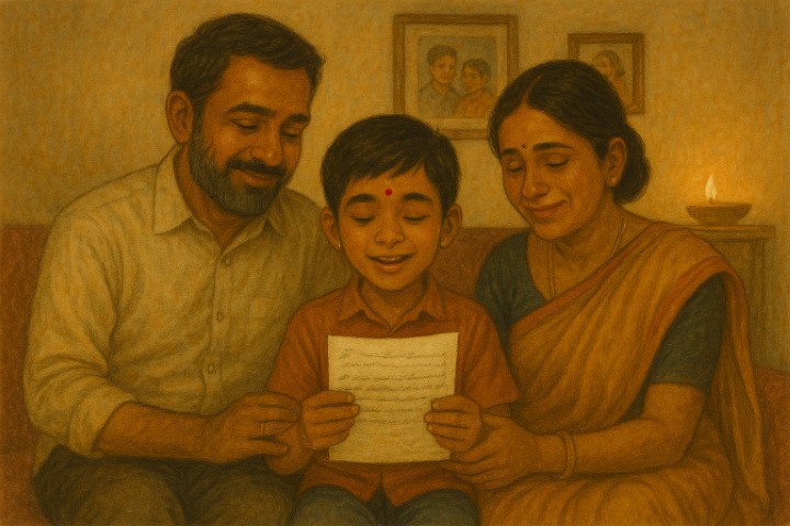 Write a Gratitude Letter to Your Father & Mother and Read it to them