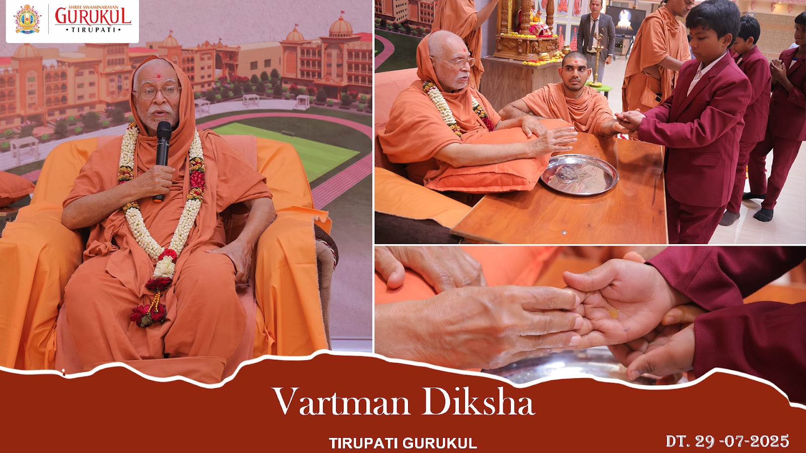 Divine Vartman Diksha Ceremony – Tirupati