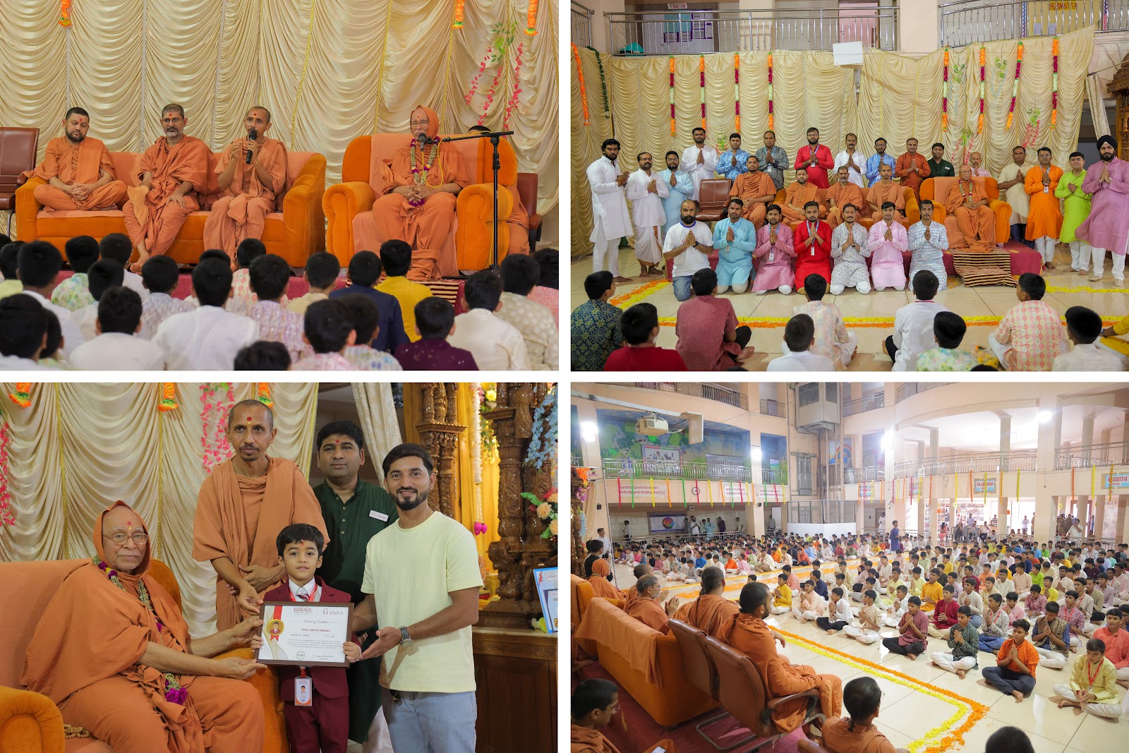 A moment of Bliss Gurumaharaj’s Visit