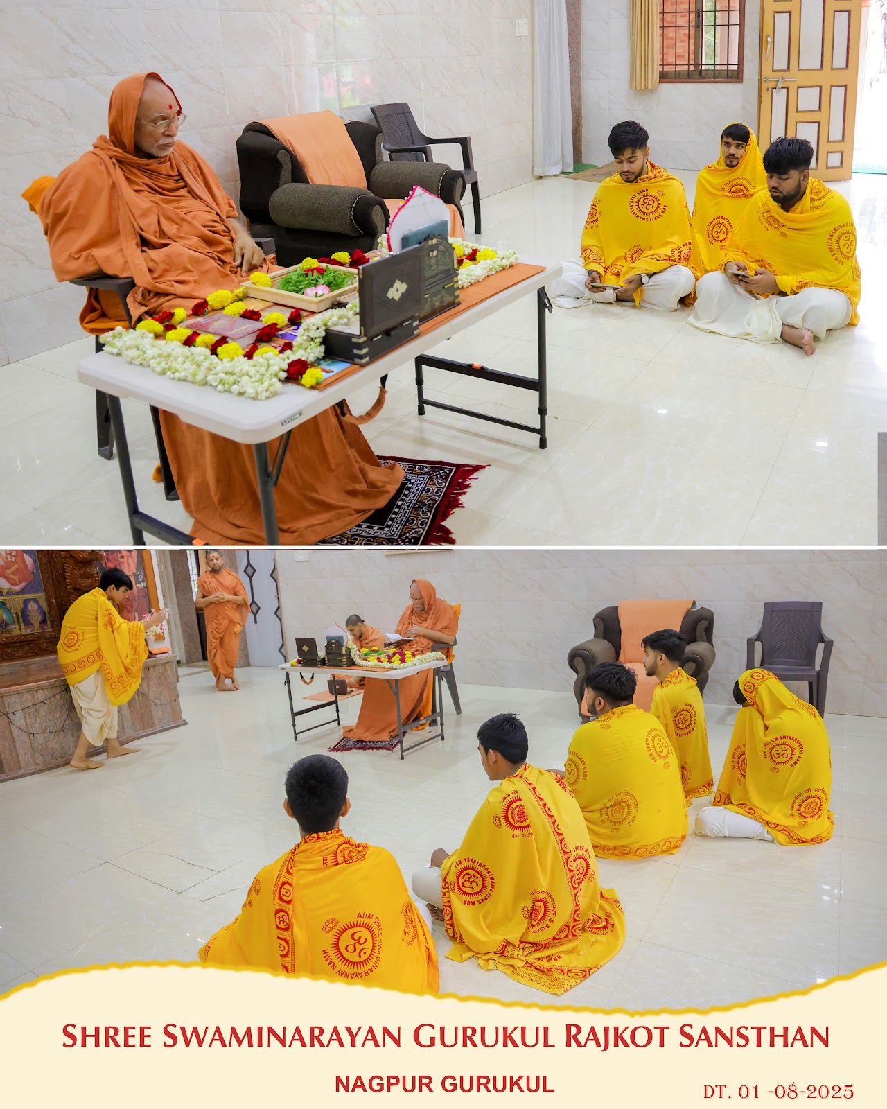 Morning Pooja Darshan Of Param Pujya Guru Maharaj