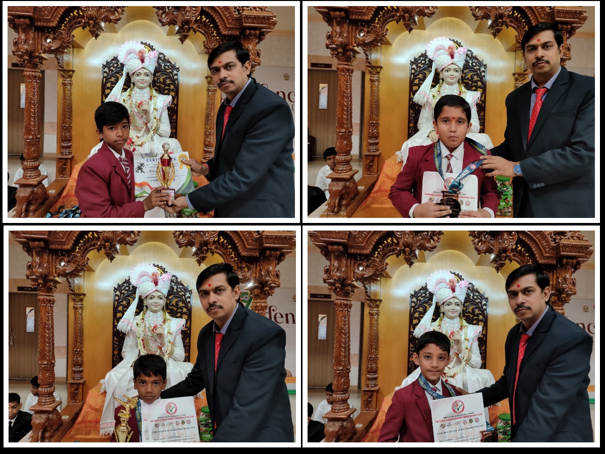 Gurukulites Shine at National Karate Championship & Skating Competition