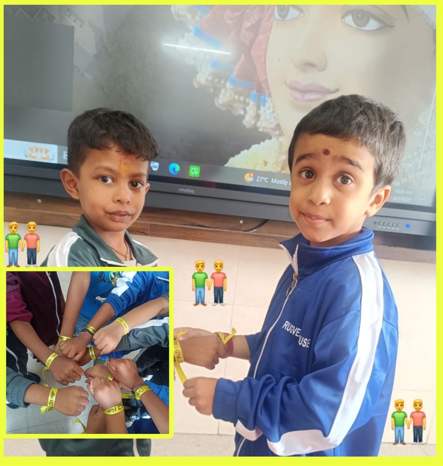 Tiny Tots Bond Over Friendship Day at Gurukul