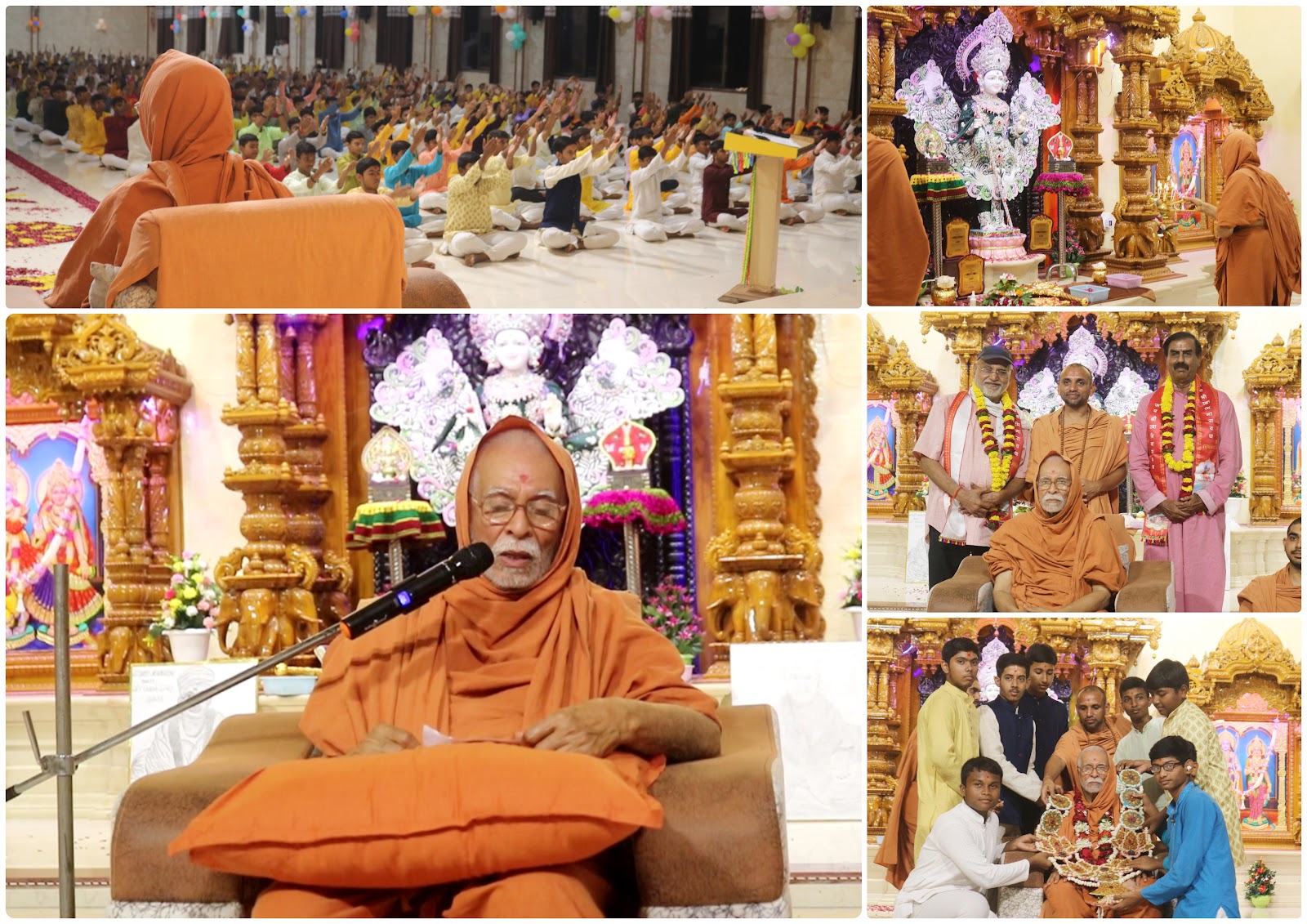 Evening Blessing Assembly by Guru Maharaj
