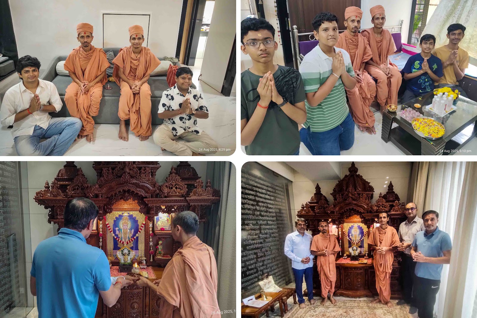 Cherished Moments of Padhramani with Swamiji