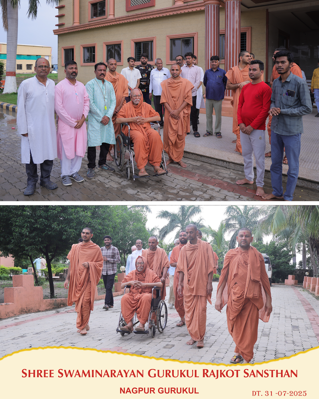 Guru Maharaj’s Graceful Visit to Gurukul Hostel 