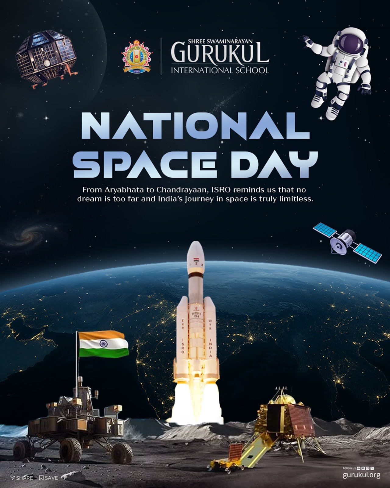 National Space Day Celebration – Aryabhata to Chandrayaan-3