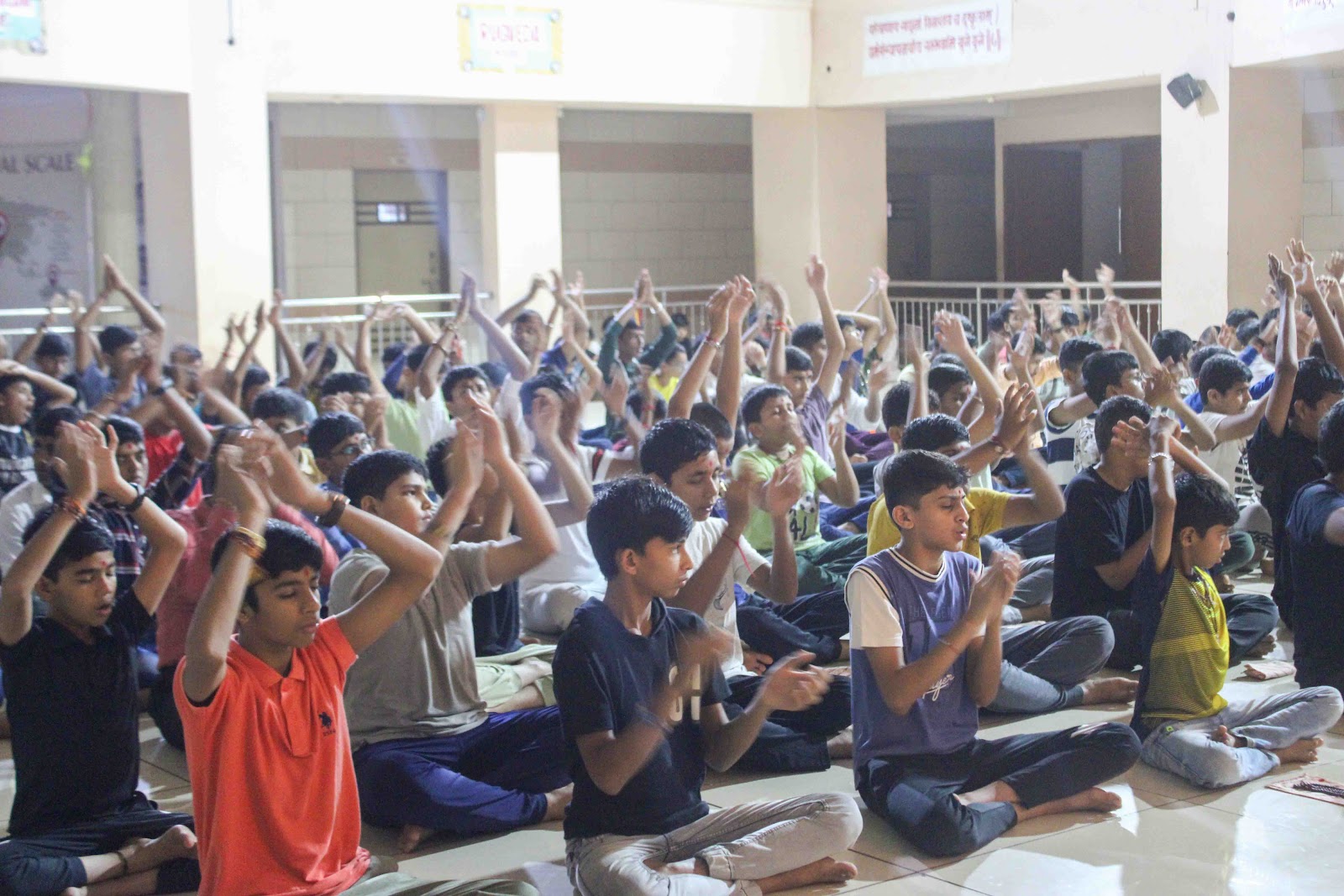 Assembly conducted by 8th class