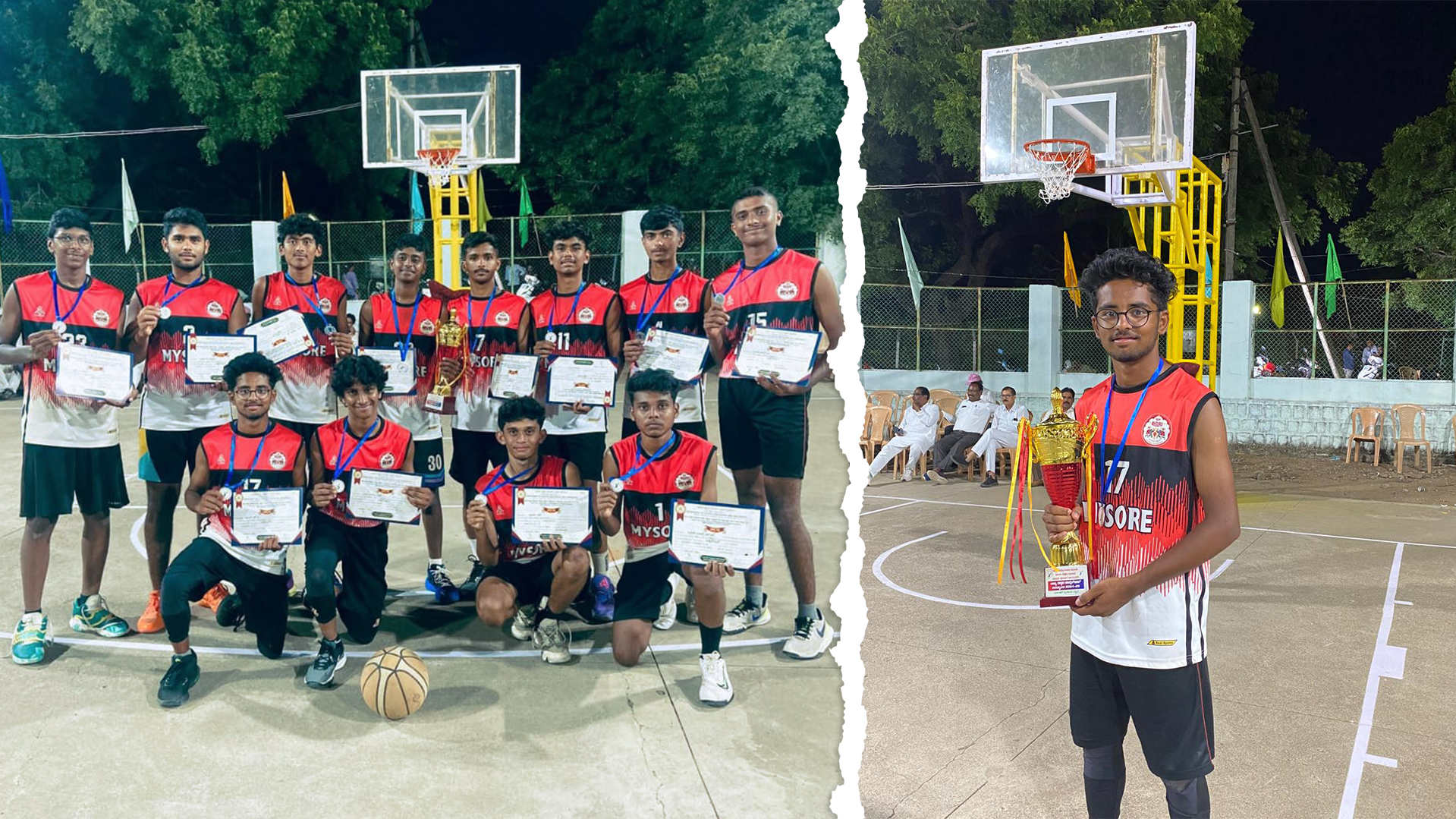 Gurukul Mysore Alumni Anurag R. P Wins State-Level Basketball Championship