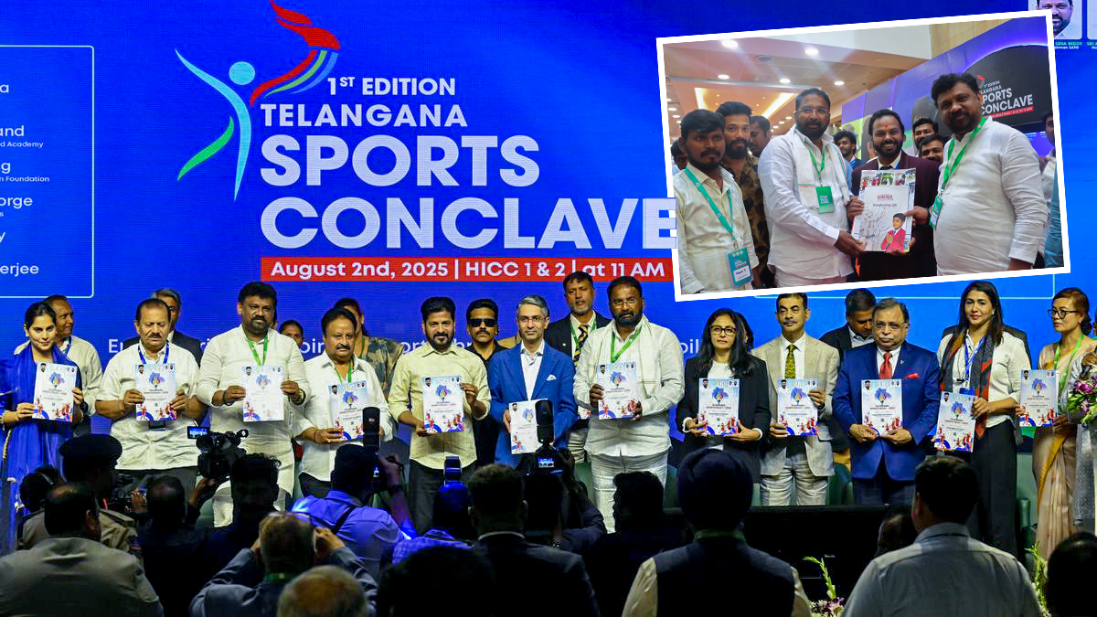 Gurukul Hyderabad Honoured at 1st Telangana Sports Conclave