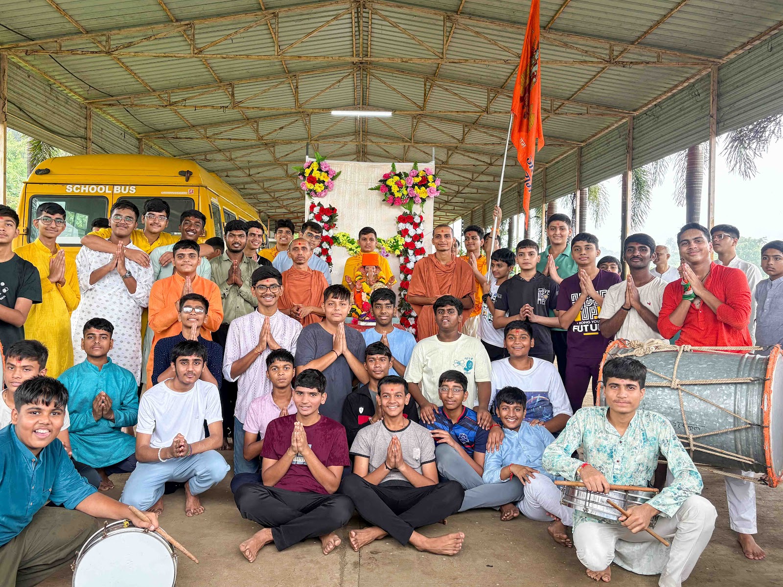 Divine Ganpati Visarjan at Gurukul