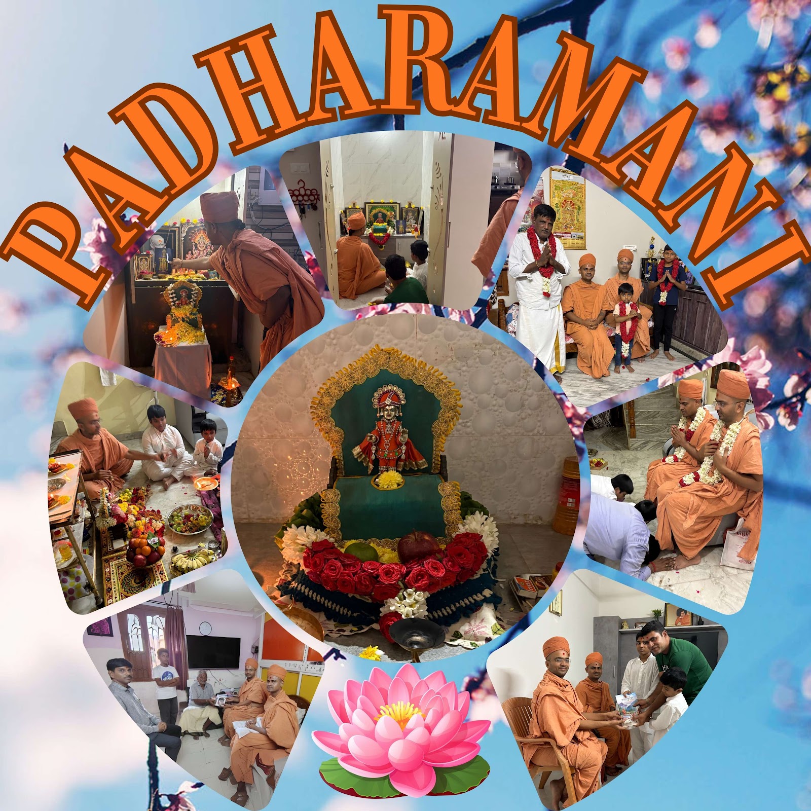 🌿 Saints’ Padharamani – A Sacred Bond of Satsang