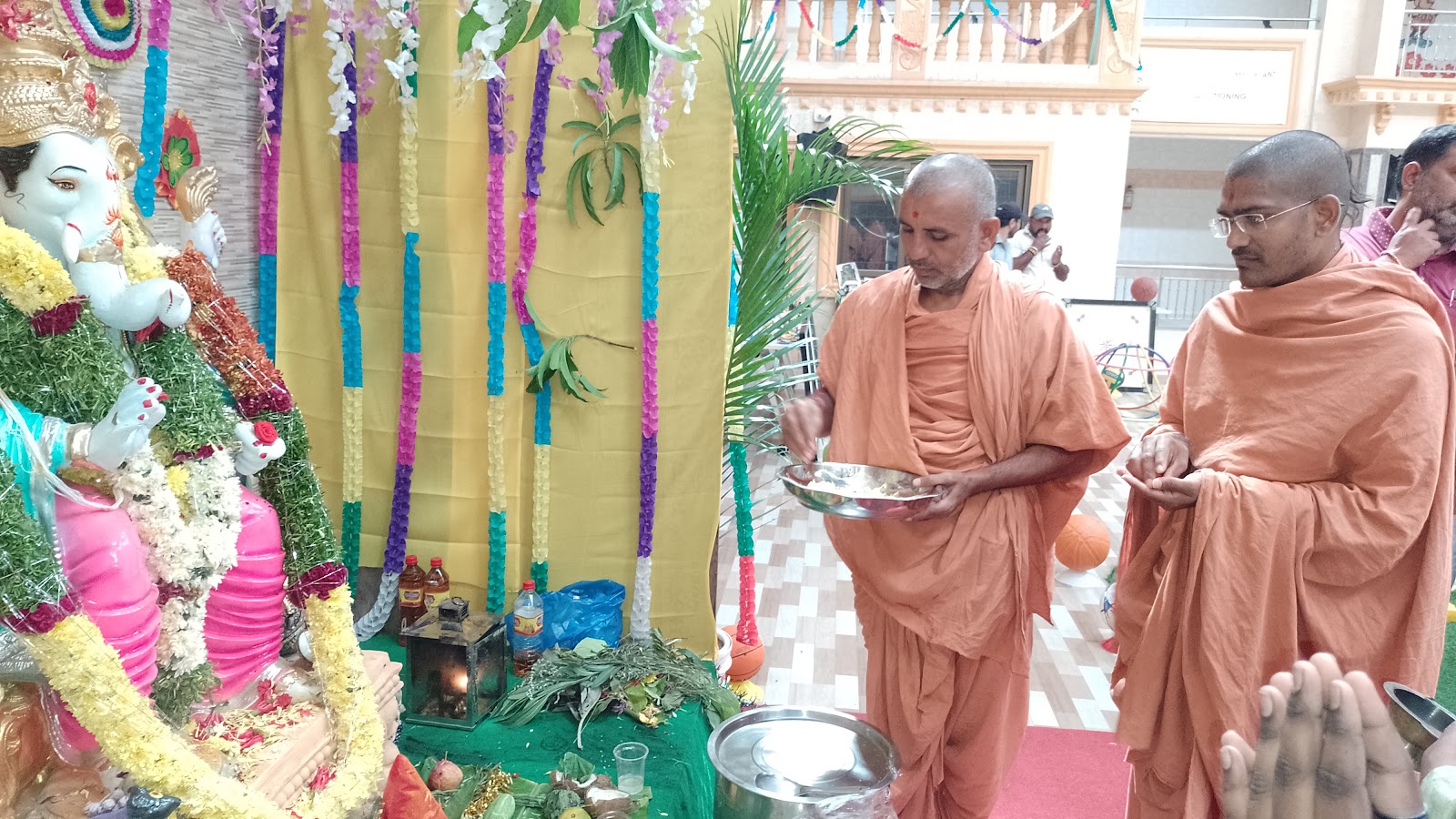 Ganesh Pujan Blessed by Pujyapaad Nityaswaroop Dasji Swamiji