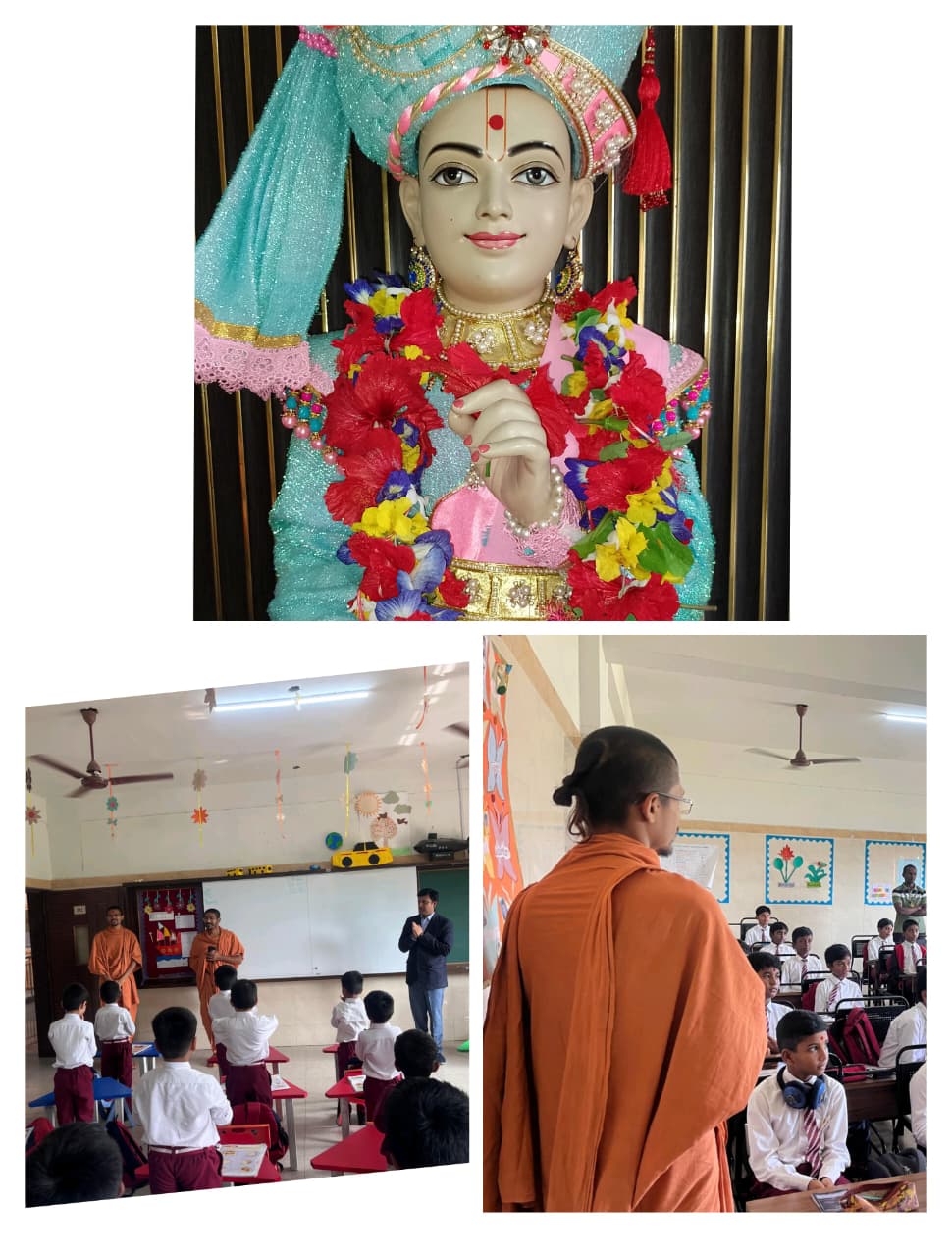 Rushi Swamiji Blessings to Gurukulites