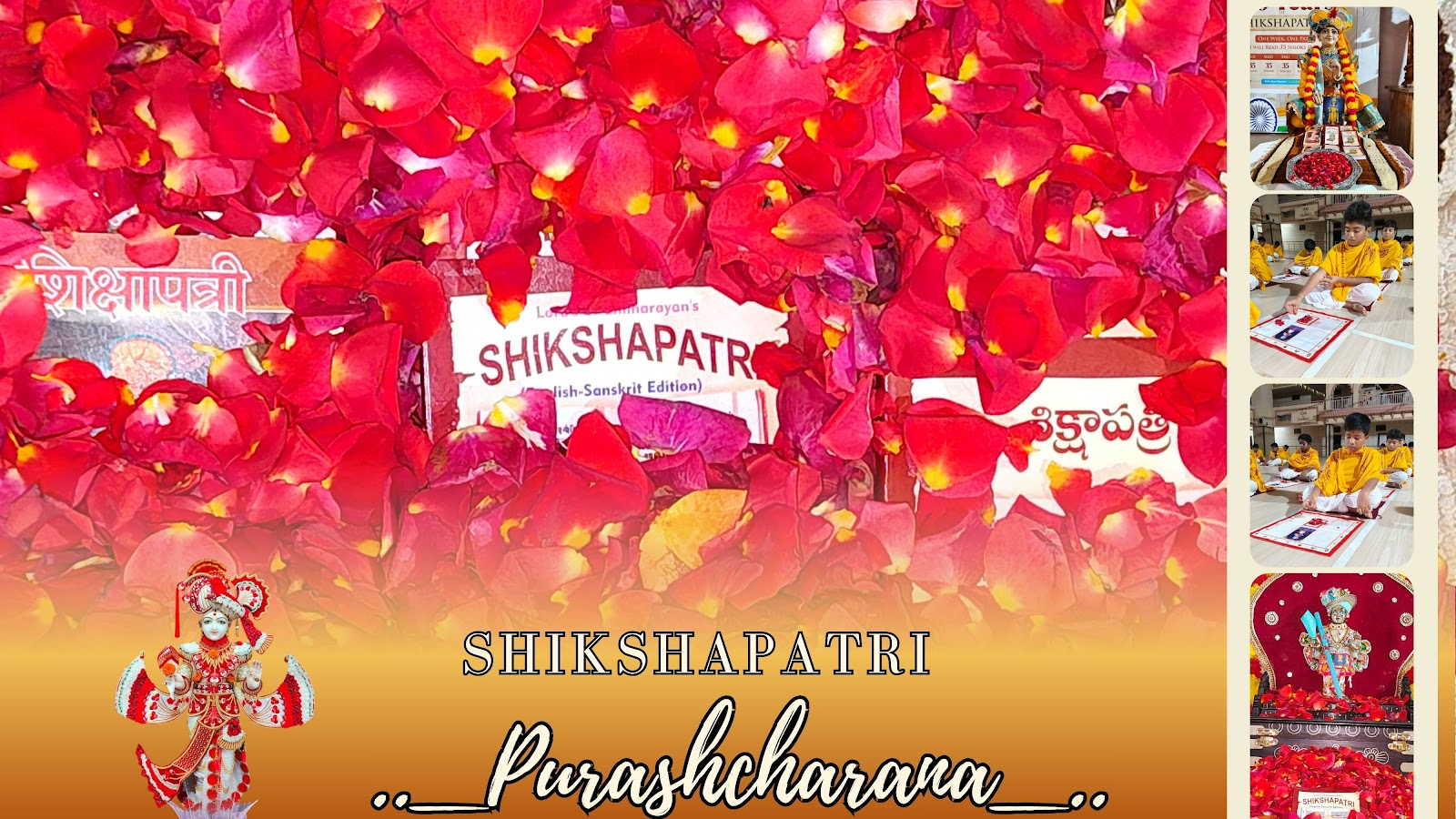 📖✨ Shikshapatri Purascharana & Poojan