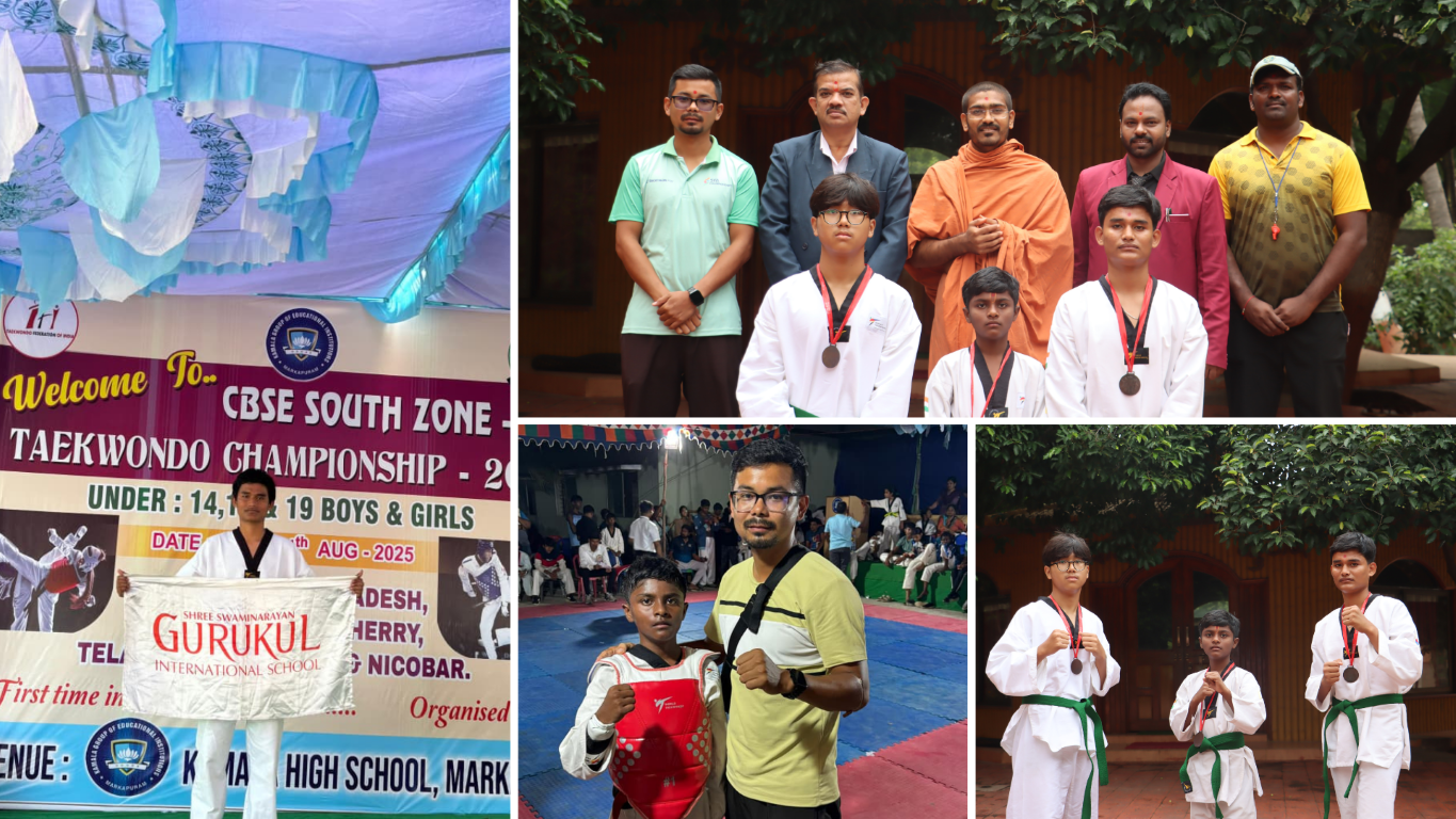 CBSE South Zone Taekwondo Bronze Medal
