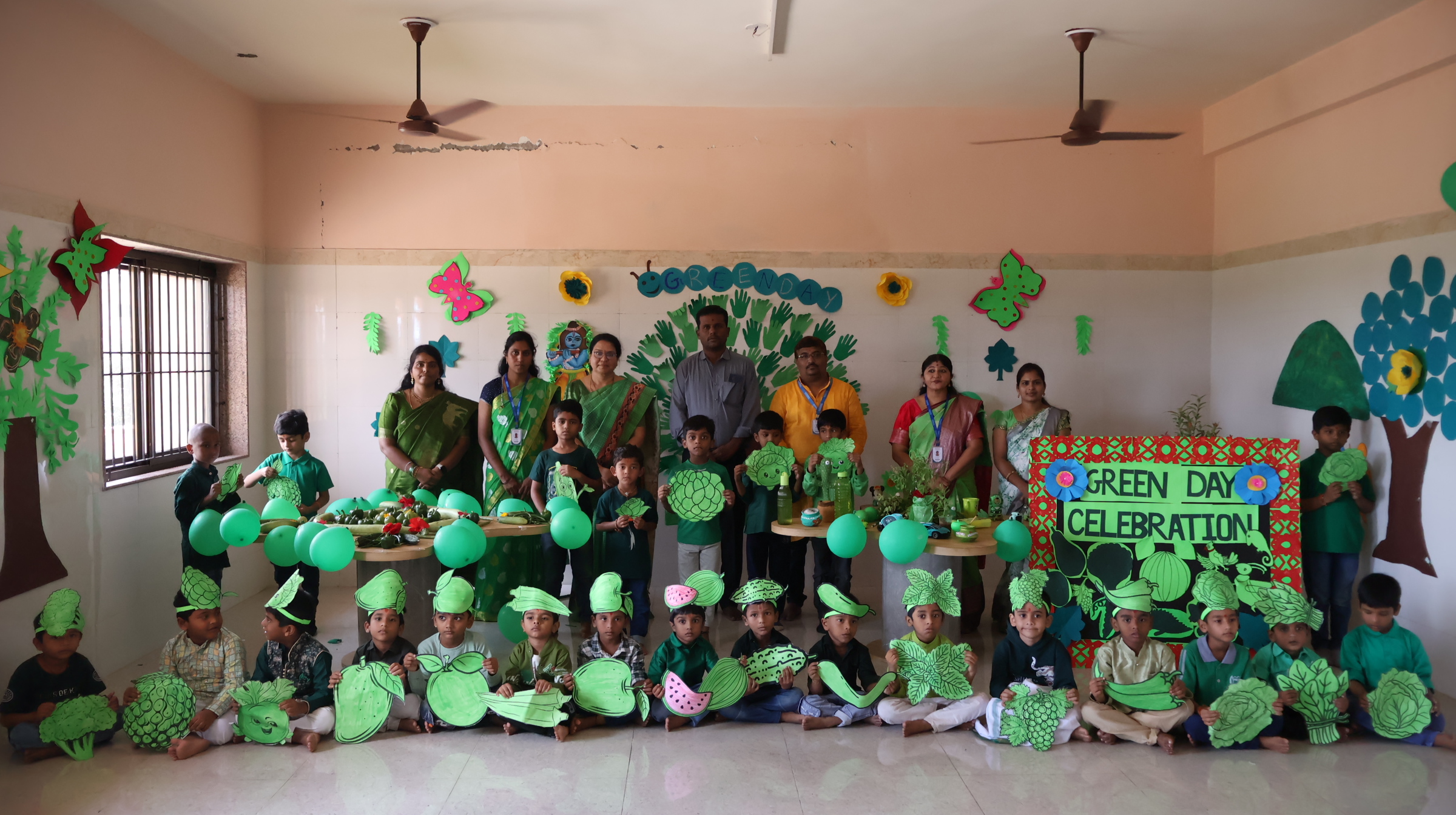 Green Day Celebration At Day School 